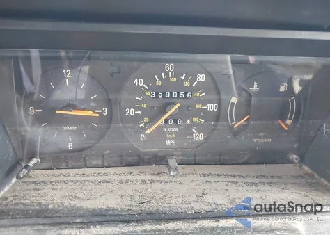 1991 Volvo 240 Se из США, поврежденный, VIN YV1AA8853M1898569